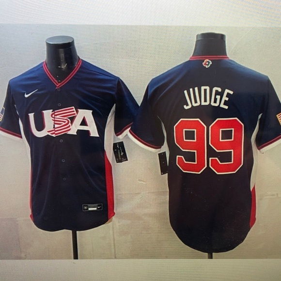 🤩Aaron Judge Navy Stitched Jersey😜